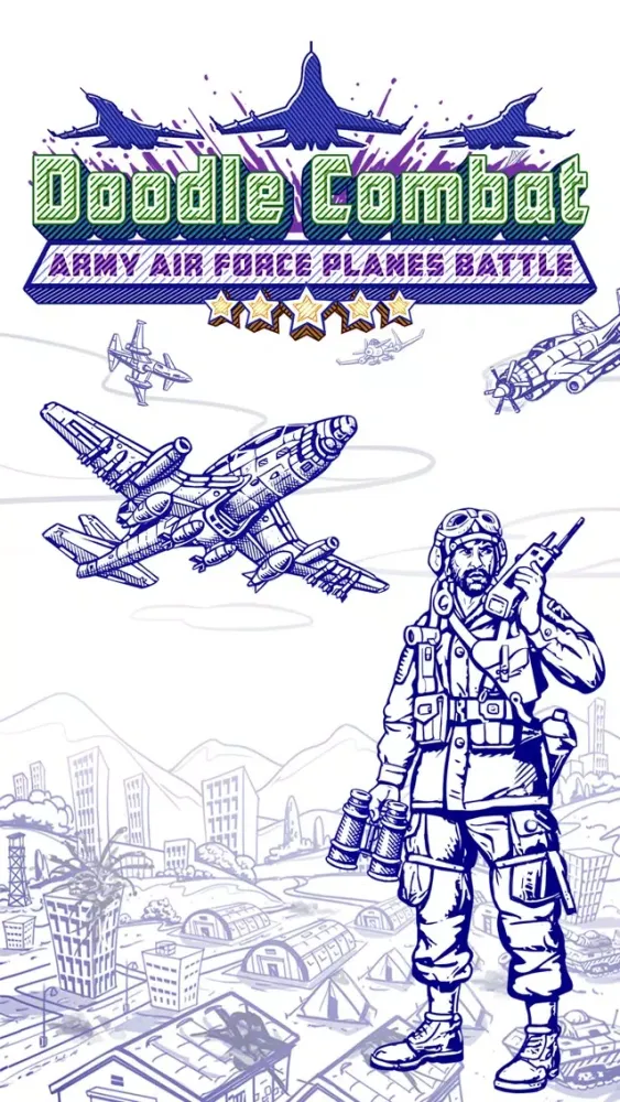 Captures d'écran de Doodle Combat - Sky Fighter's