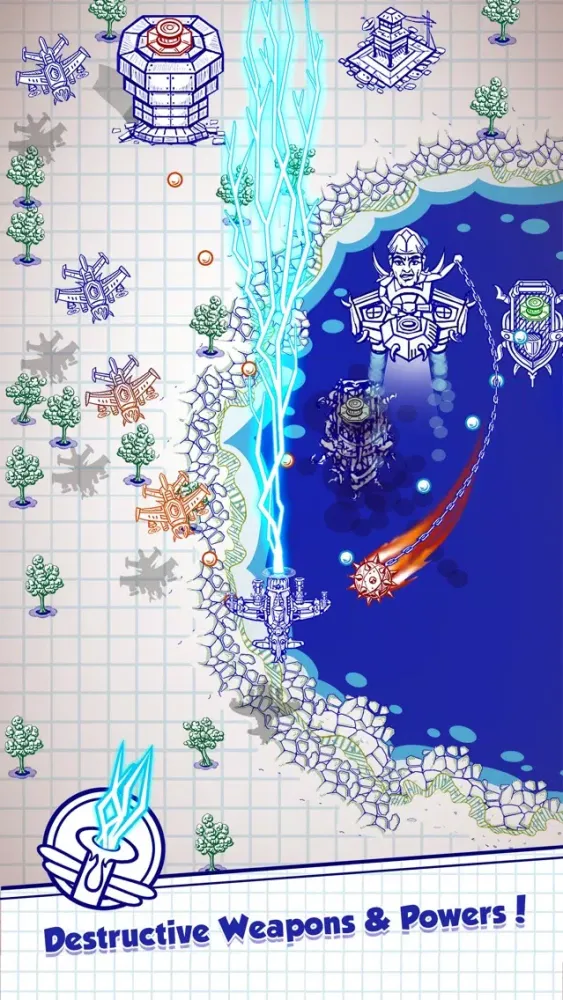 Captures d'écran de Doodle Combat - Sky Fighter's