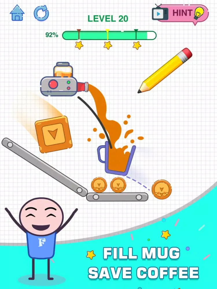 Mike & Happy Cup iPad  Screenshots
