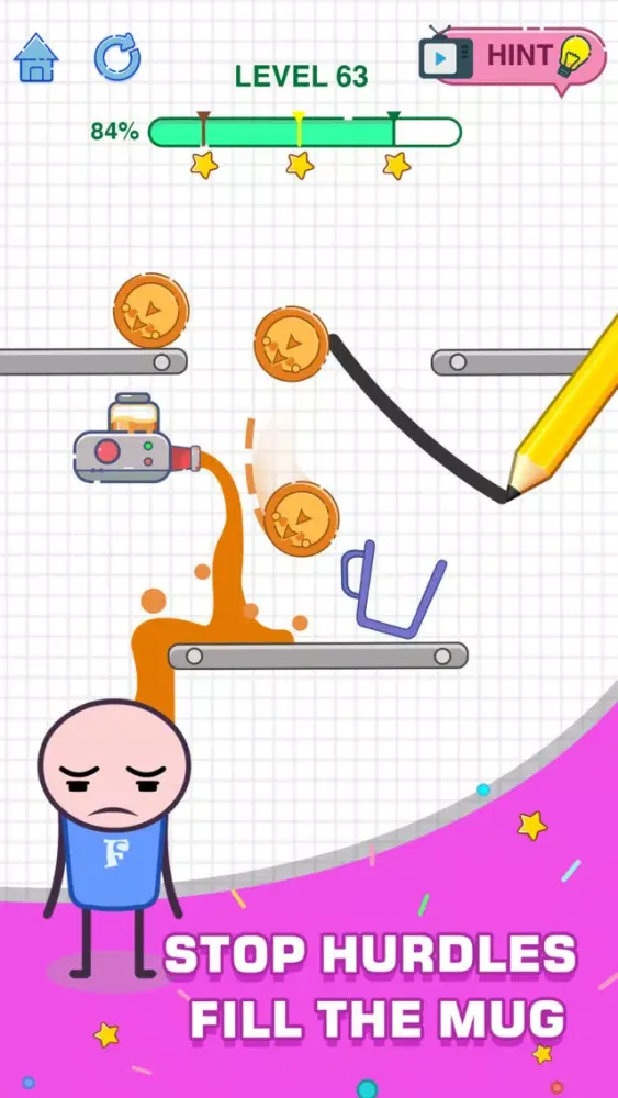 Mike & Happy Cup Screenshots