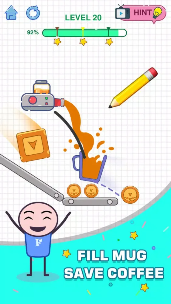 Mike & Happy Cup Screenshots