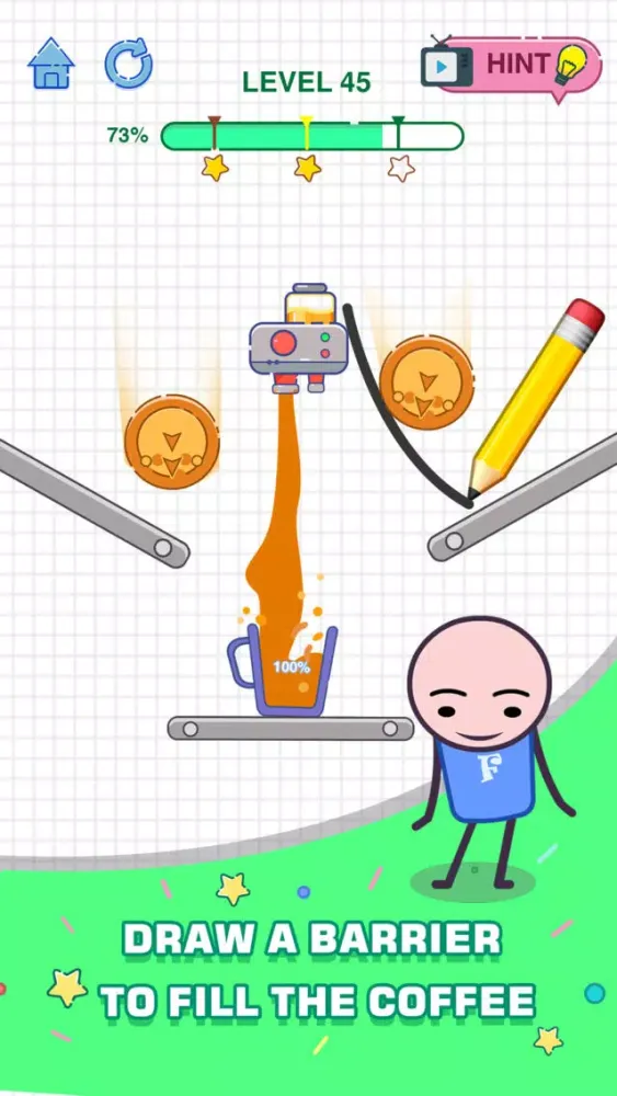 Mike & Happy Cup Screenshots