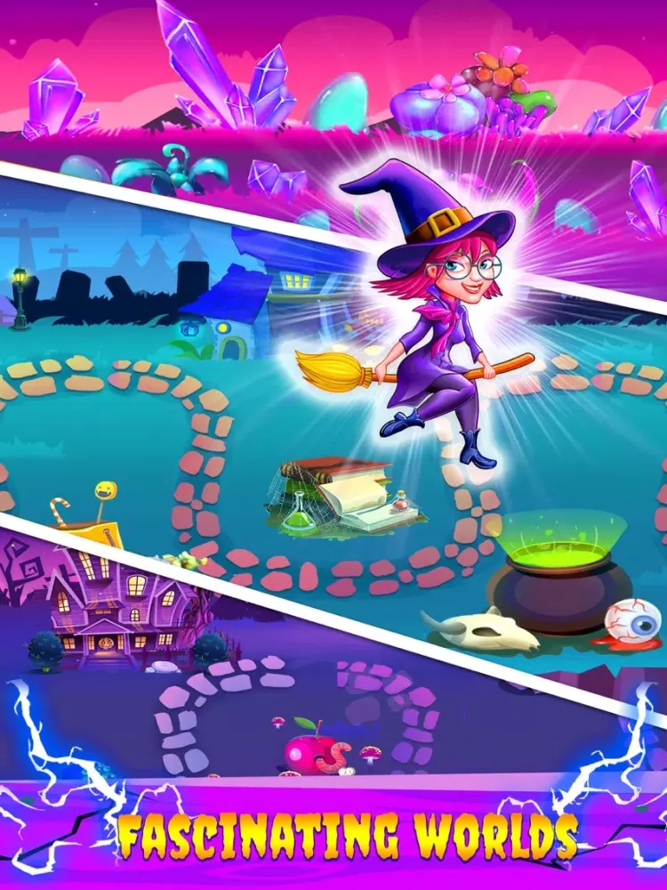 Ảnh chụp màn hình của Witches Pop: Halloween Quest iPad 