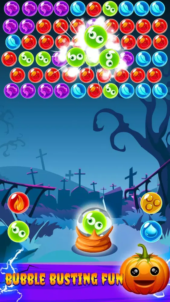 Ảnh chụp màn hình của Witches Pop: Halloween Quest