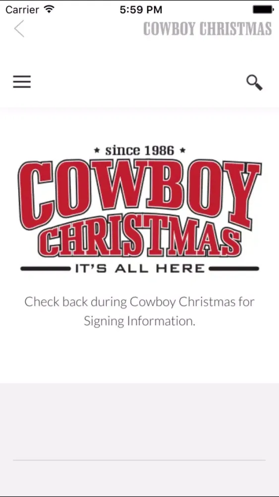 Tangkapan skrin Cowboy Christmas