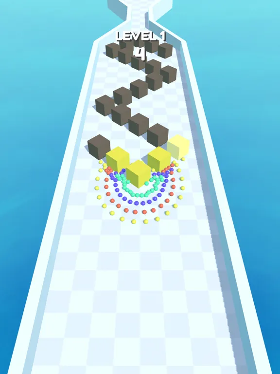 Tangkapan layar Pixel Rush 3D iPad 