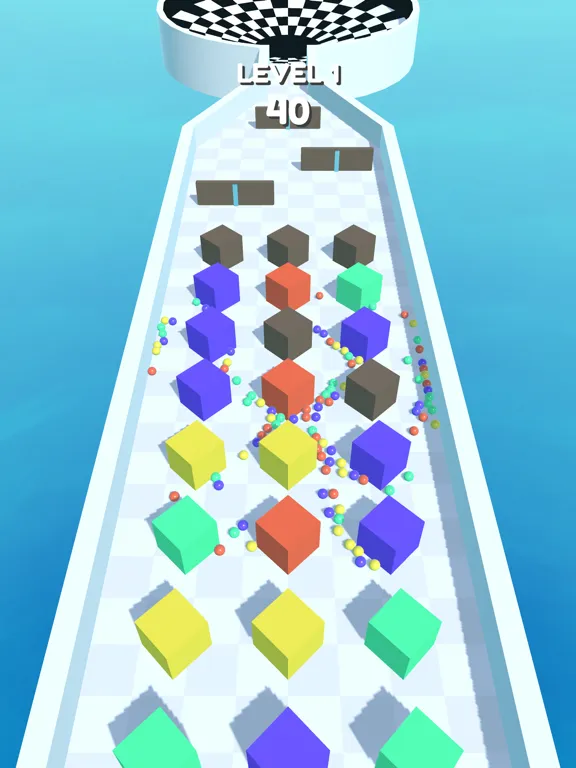 Tangkapan layar Pixel Rush 3D iPad 
