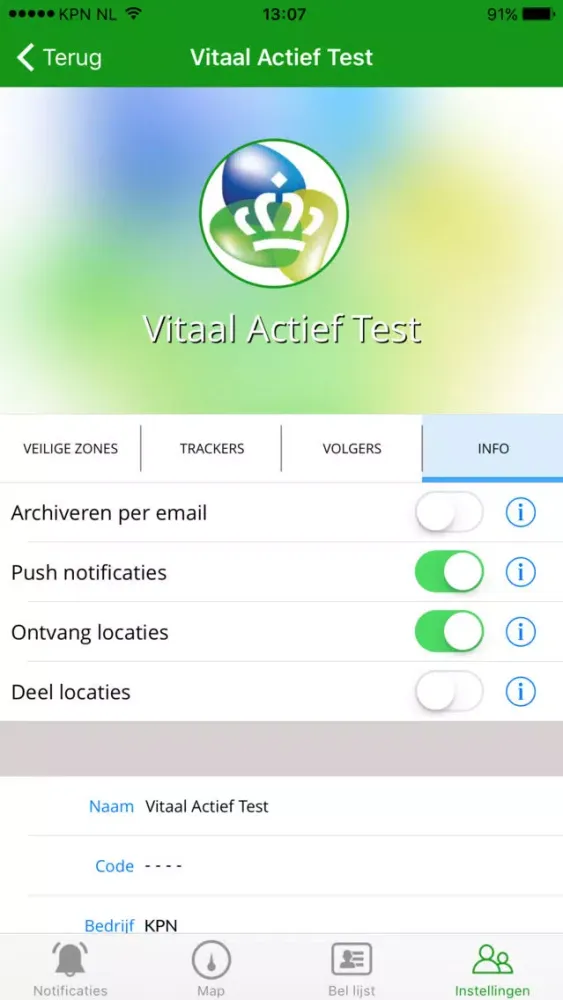 ภาพหน้าจอของ VitaalActief