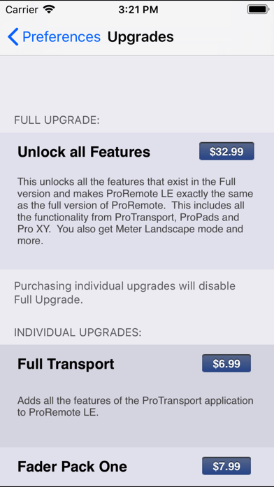ProRemote Light Edition Screenshots
