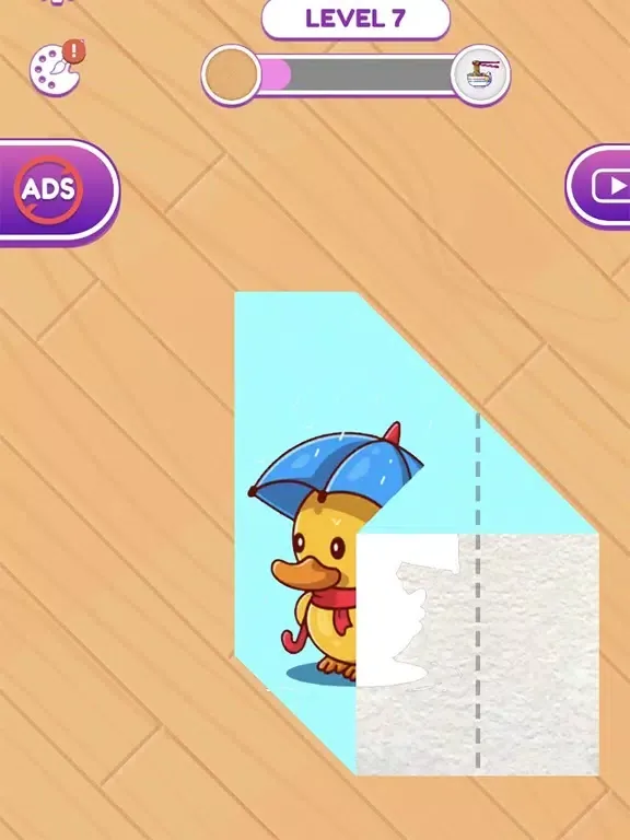 Paper Fold - Pictures Puzzle iPad  스크린샷
