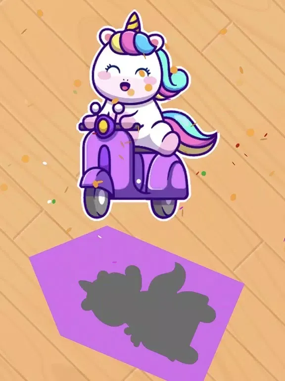 Paper Fold - Pictures Puzzle iPad  스크린샷