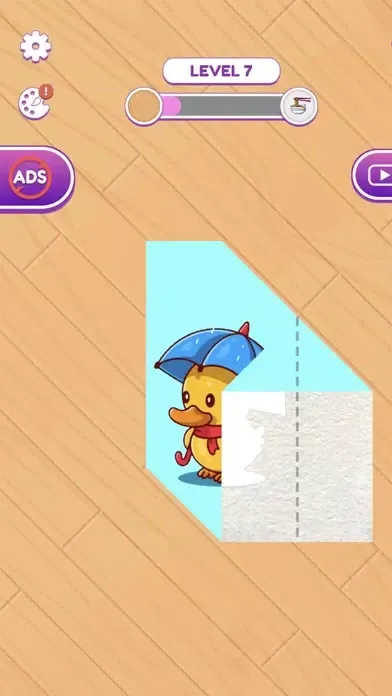 Paper Fold - Pictures Puzzle 스크린샷