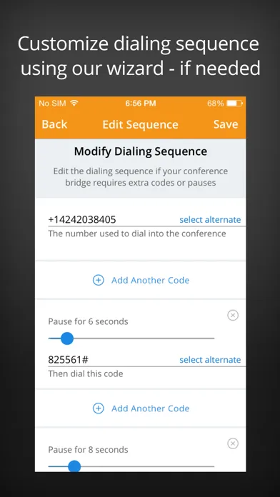MeetingMogul Conference Dialer Screenshots