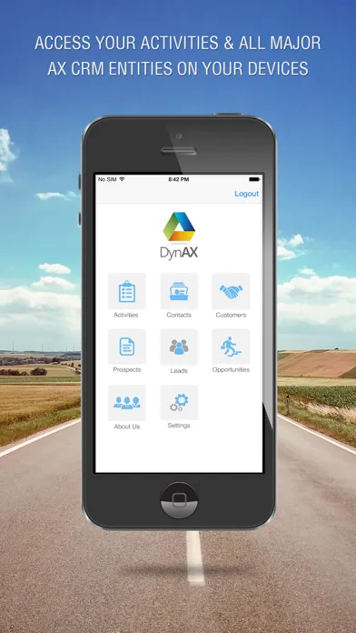 DynAX App for Dynamics AX CRM Screenshots