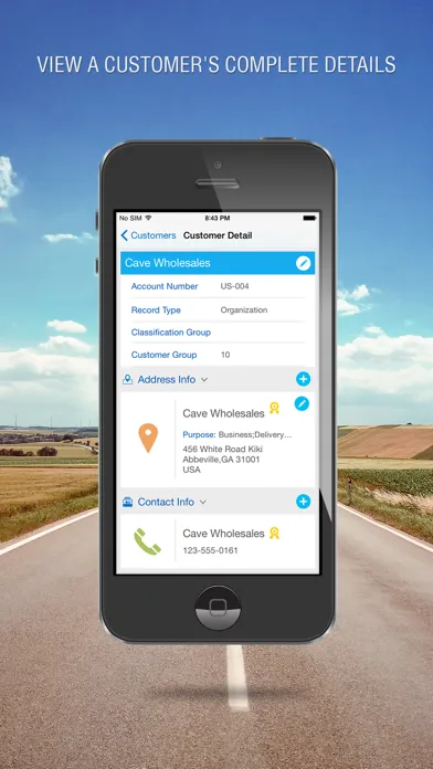 DynAX App for Dynamics AX CRM Screenshots