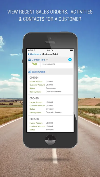 DynAX App for Dynamics AX CRM Screenshots