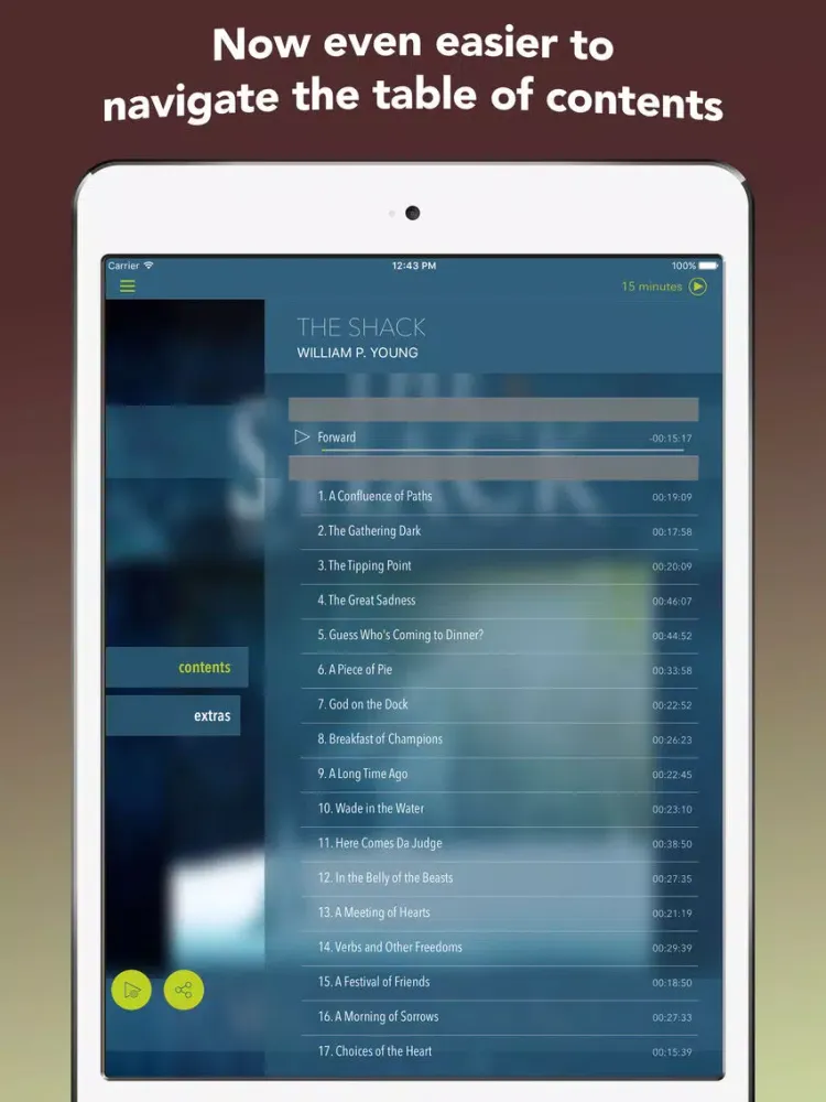 The Shack — by William P. Young iPad  Screenshots