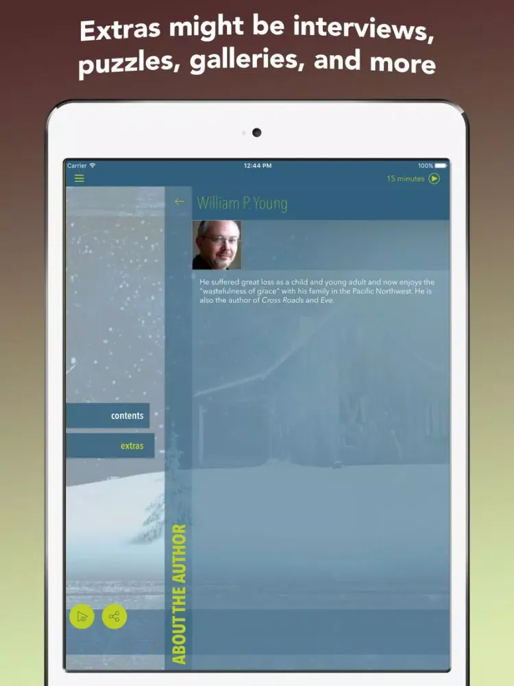 The Shack — by William P. Young iPad  Screenshots