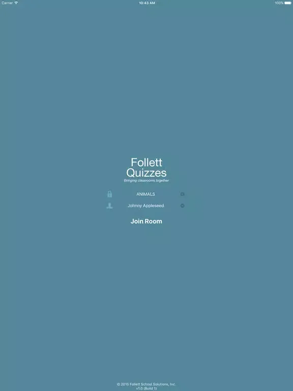 Follett Quizzes iPad  Screenshots