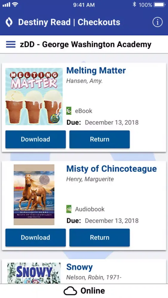 Destiny Read স্ক্রিনশট