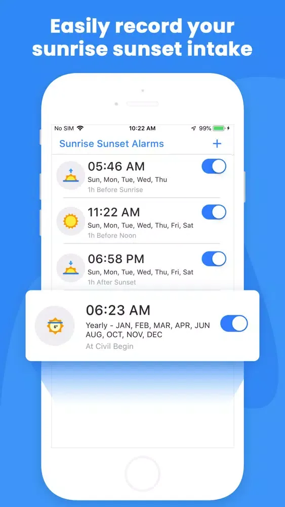 Sunrise Sunset:Daily Remainder سکرین شاٹس
