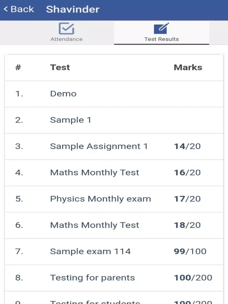 Parent App of Icon School of Excellence iPad  Screenshots