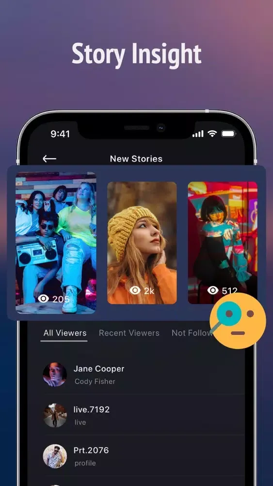 تصاویر IG Reports+ Follower Analyzer