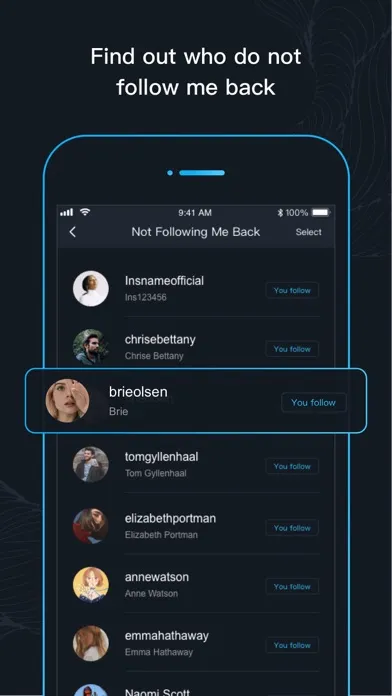 Screenshot di Followers for Ins Analyzer
