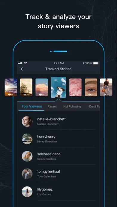 Screenshot di Followers for Ins Analyzer