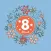 8th March Women's Day stickers