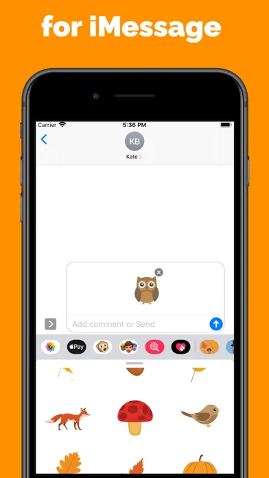 Capturas de pantalla de Autumn & Fall stickers & emoji