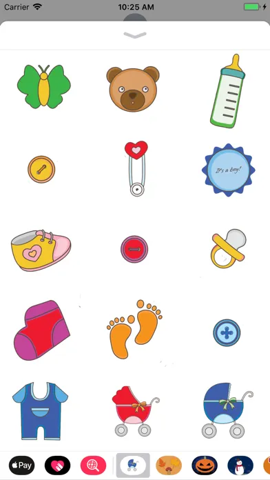 Baby Items - Stickers & emoji Screenshots
