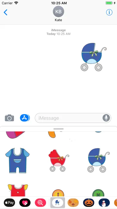 Baby Items - Stickers & emoji Screenshots