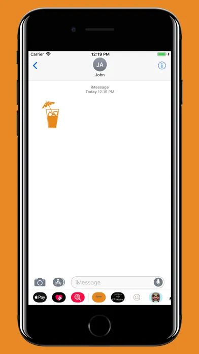 Capturas de tela do Summer vibe - emoji & sticker