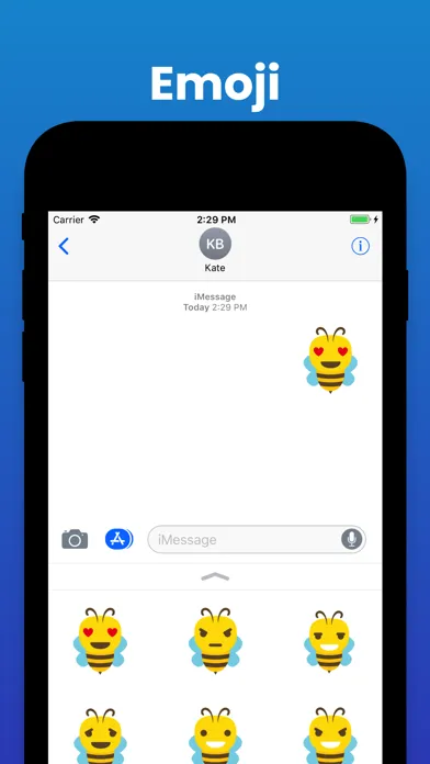 تصاویر Bee stickers - Animal emoji