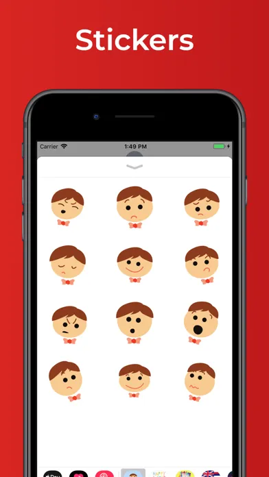Boy & Man Stickers & emoji سکرین شاٹس