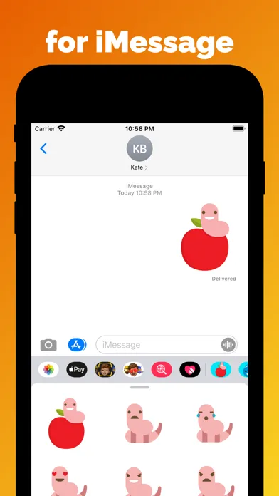 تصاویر Earthworm emoji & stickers