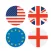Country Flags Stickers & emoji