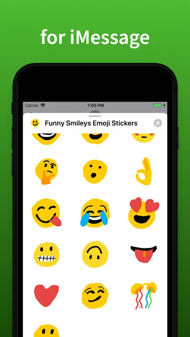 Screenshot di Drawn emoji Stickers for text