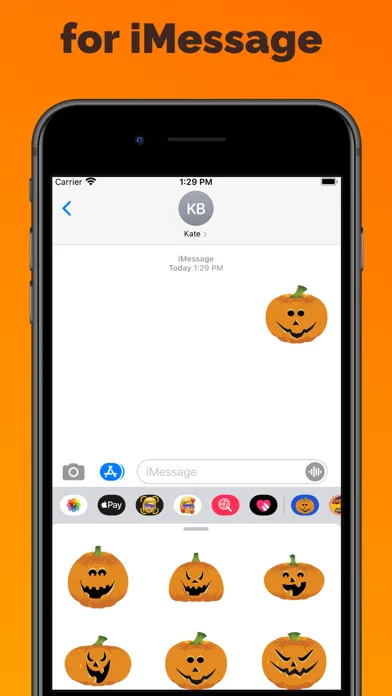 Zrzuty ekranu Halloween Pumpkin emoji smiley