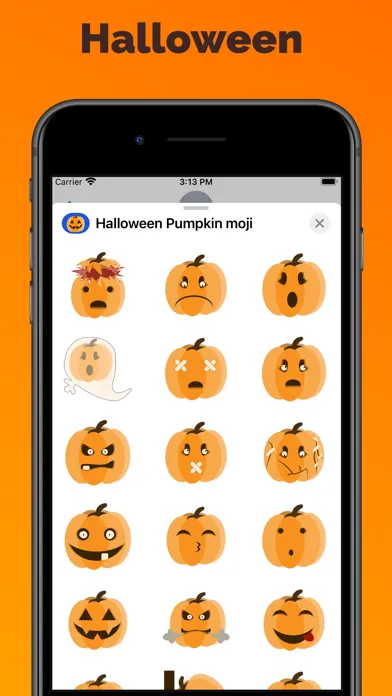Captures d'écran de Halloween - Pumpkin stickers