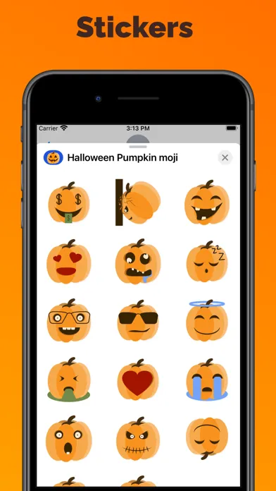 Captures d'écran de Halloween - Pumpkin stickers