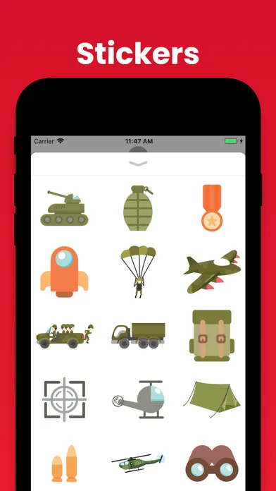 Military stickers - Army Force سکرین شاٹس