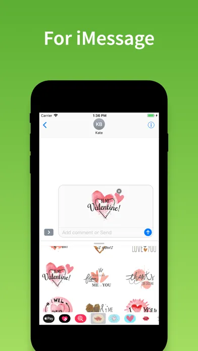 Stickers Happy Valentines Day स्क्रीनशॉट