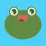 Fun toad stickers - frog emoji