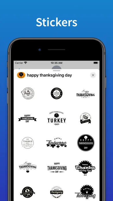Happy Thanksgiving day - emoji স্ক্রিনশট