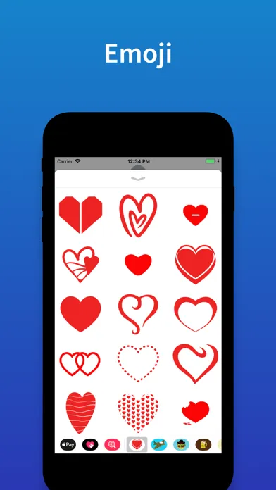 Hearts - Stickers & emoji Screenshots