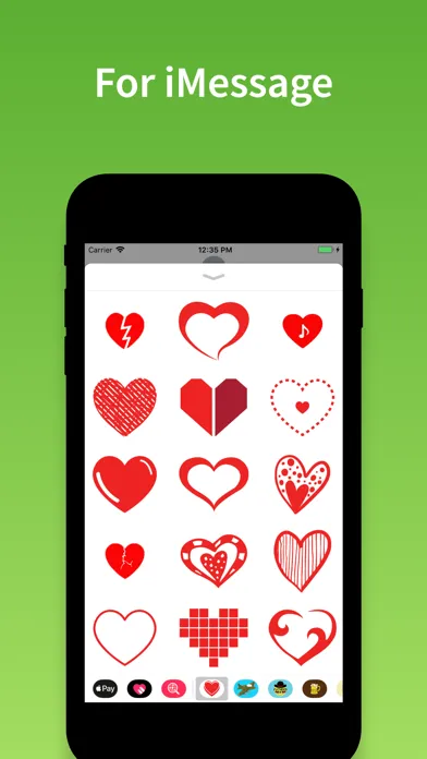 Hearts - Stickers & emoji Screenshots