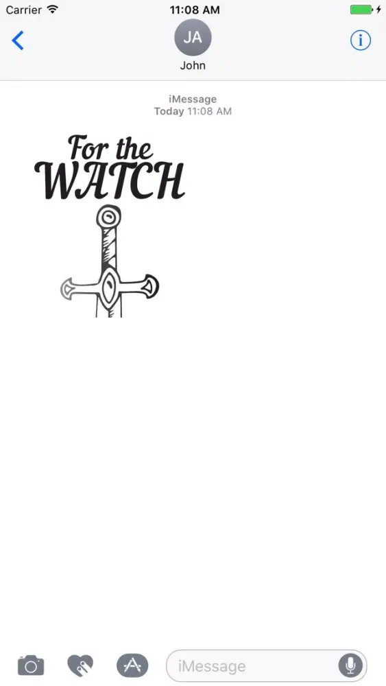 Iron Throne - Quotes Sticker Pack スクリーンショット