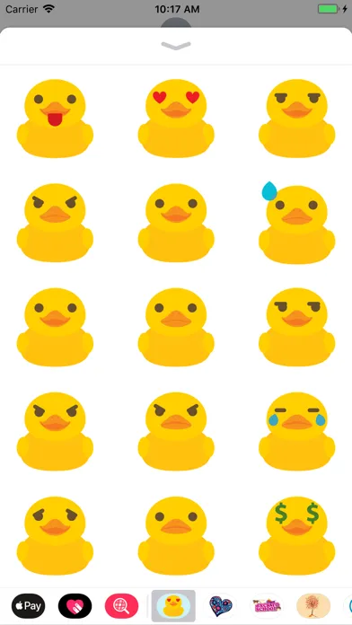 Yellow Rubber Duck Stickers Ekran Görüntüleri